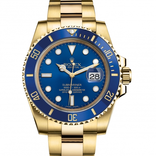 Submariner Date Yellow Gold Blue Dial 