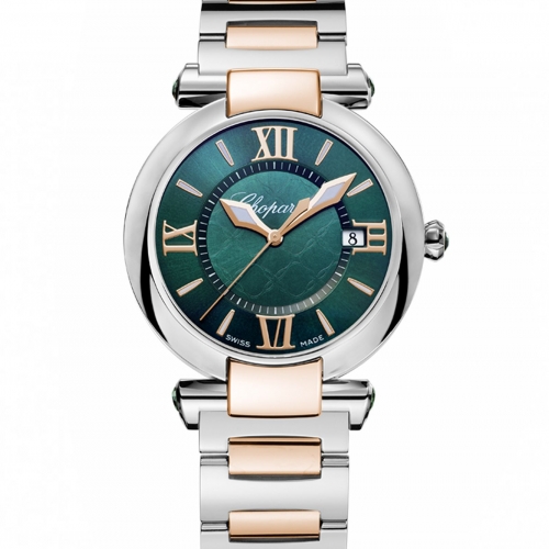 Imperiale 36MM Two-Tone Green Dial Watch 