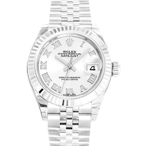 Oyster Perpetual Lady Date-Just 28 White ...