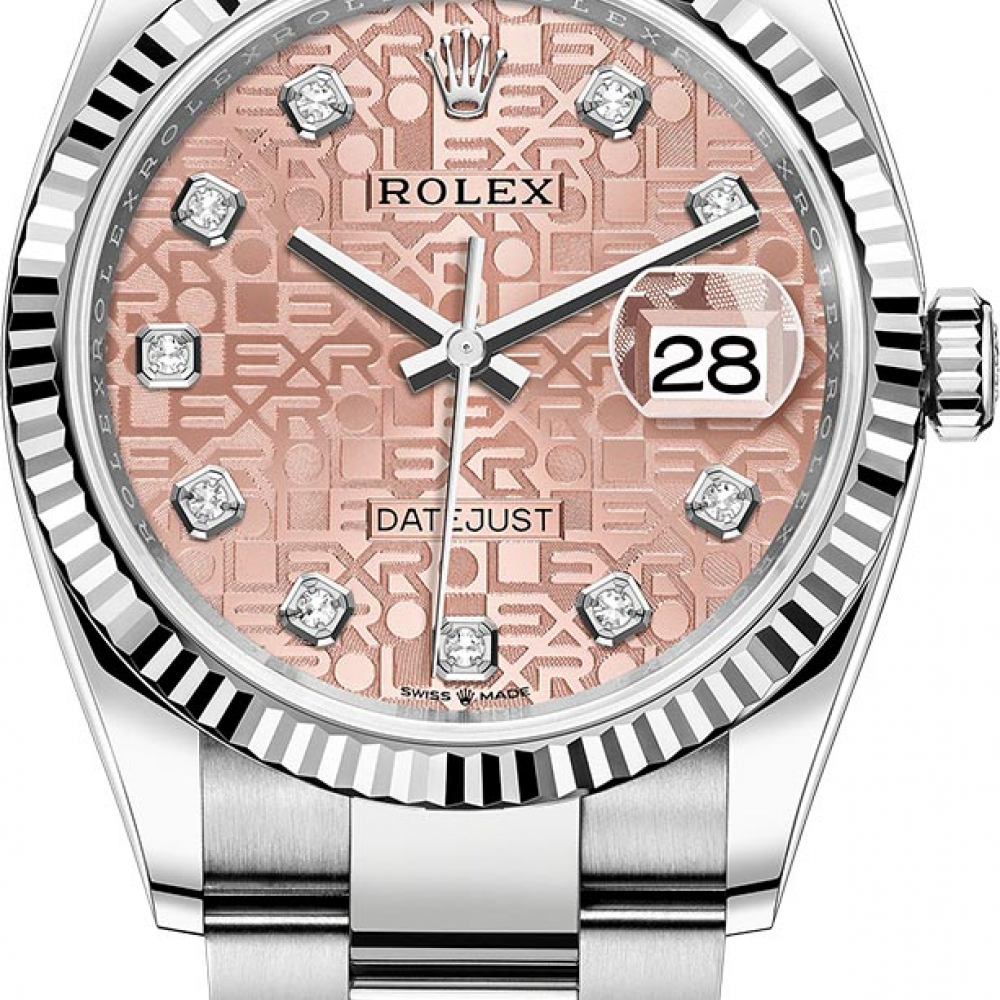 Rolex Datejust 36mm Pink Diamond Dial 