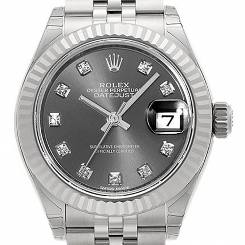 Oyster Perpetual Lady Date-Just 28 Grey ...
