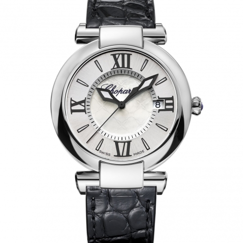 Imperiale 36MM Leather Strap MOP Watch 