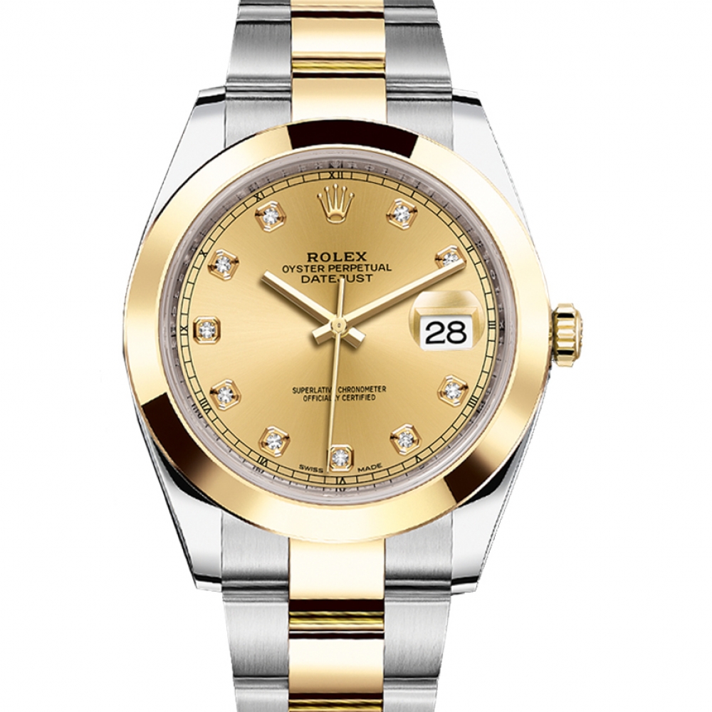 rolex datejust 41 champagne dial